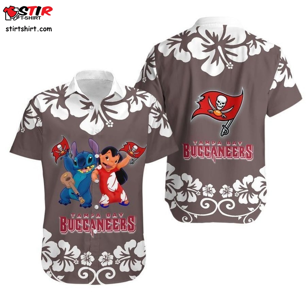 Tampa Bay Buccaneers Lilo And Stitch Hawaii Shirt And Shorts Summer Collection H97