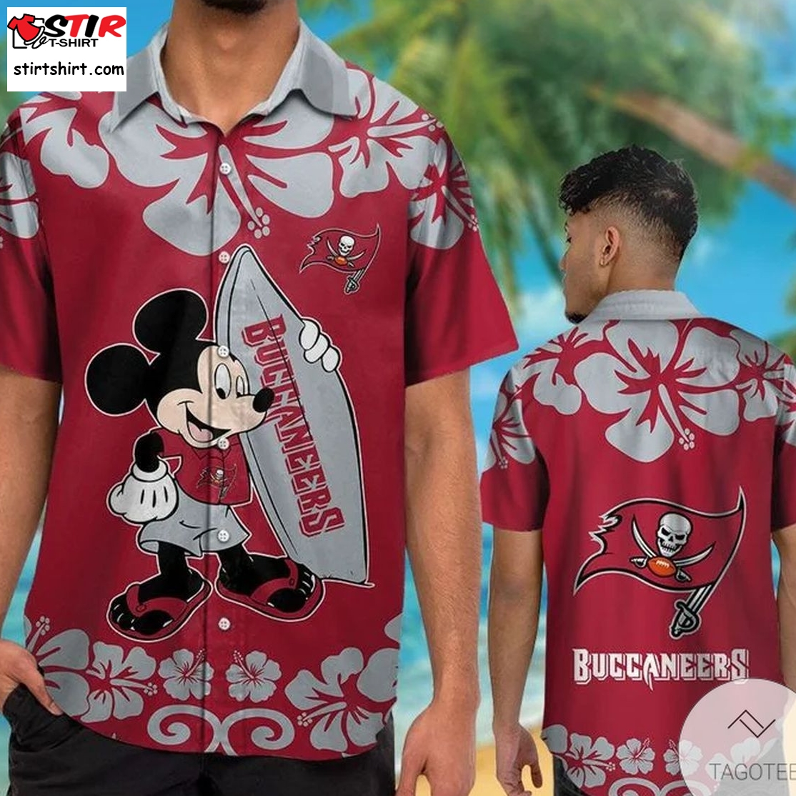 Tampa Bay Buccaneers  Mickey Mouse Hawaiian Shirt  Tampa Bay Buccaneers 