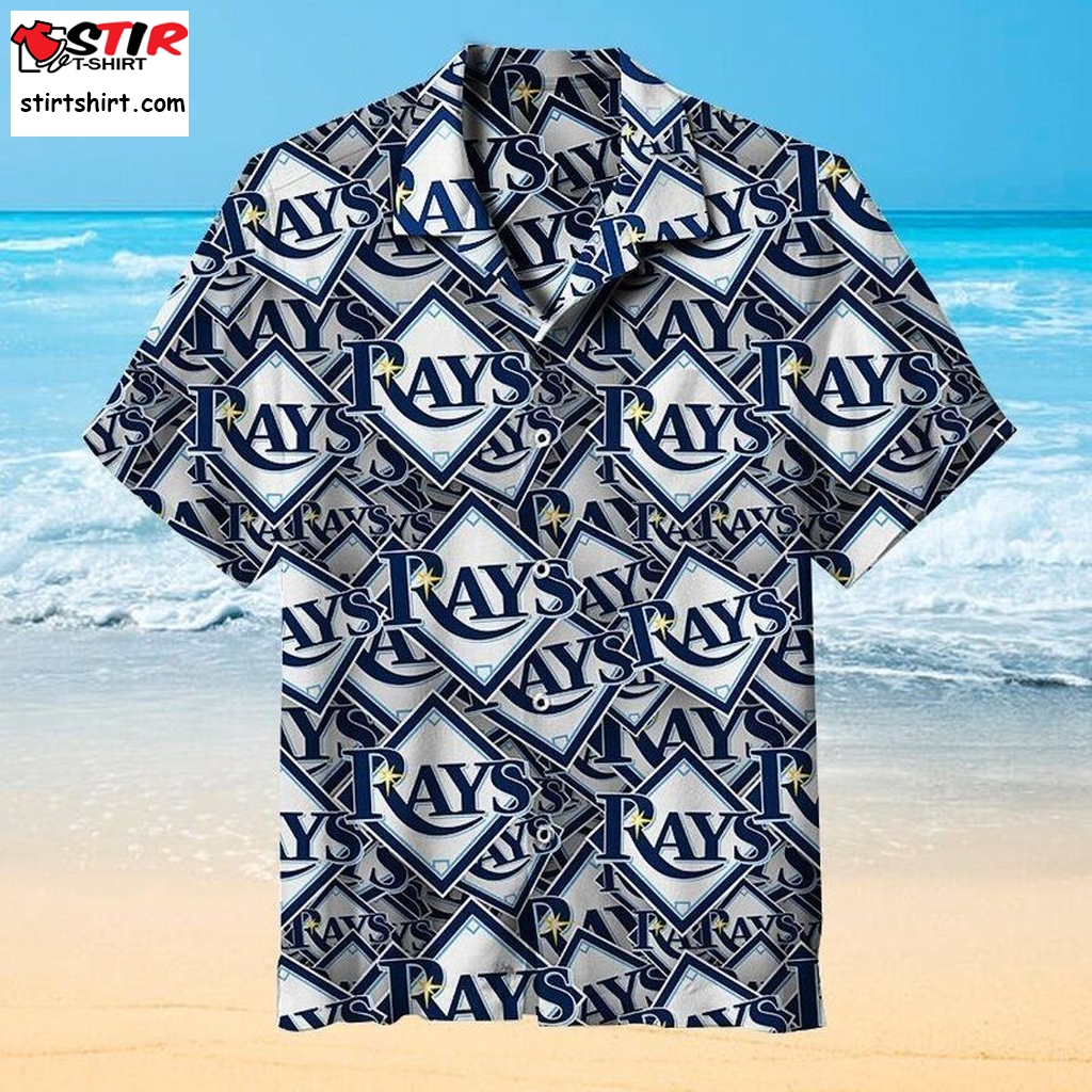 Tampa Bay Lightning Rays Nhl Hawaiian Graphic Print Short Sleeve Hawaiian Shirt L98