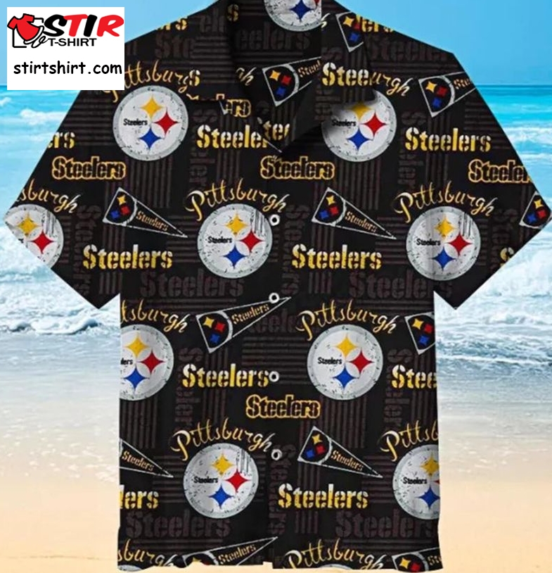 Team Pittsburgh Steelers Hawaiian Shirt