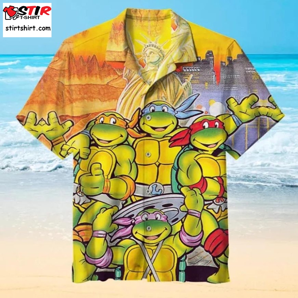Teenage Mutant Ninja Turtles Iv Turtles In Time Universal Hawaiian Shirt  Ninja Turtle 