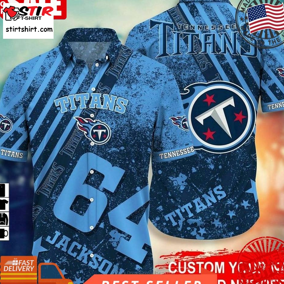 Tennessee Titans Nfl Personalized Hawaiian Shirt    Tennessee Titans 