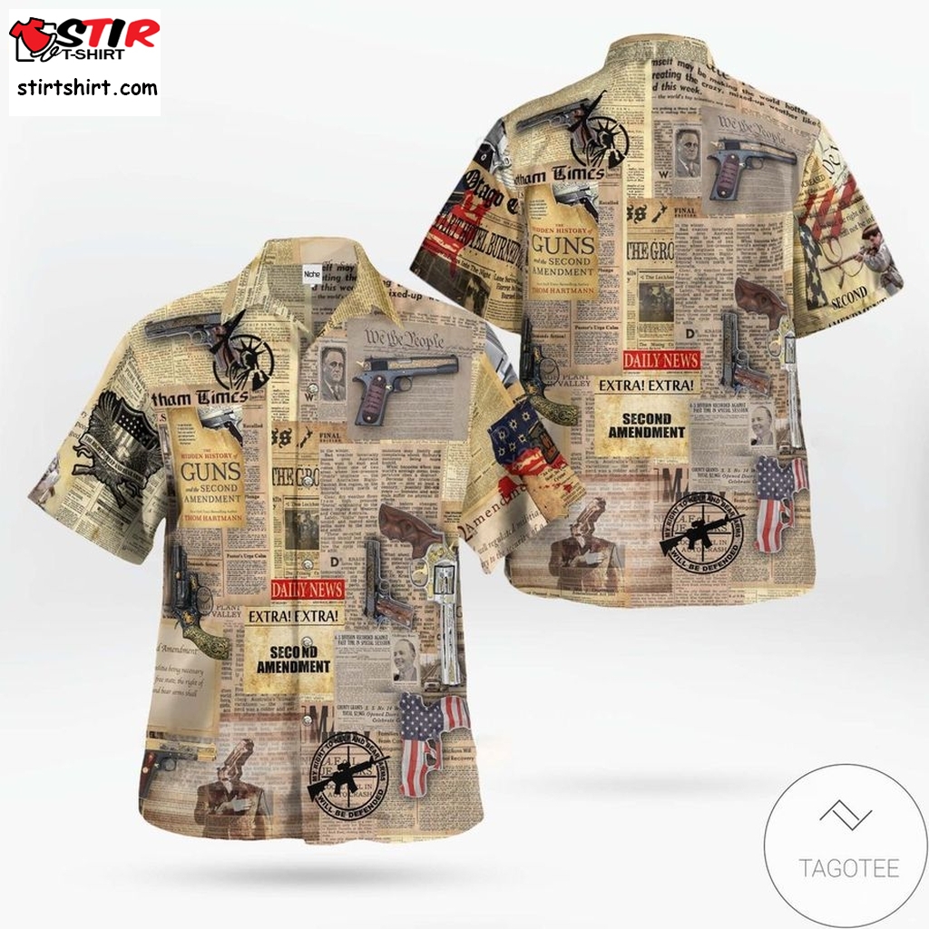 Texas Second Amendment To The United States Constitution Hawaiian Shirt  Robin Williams 