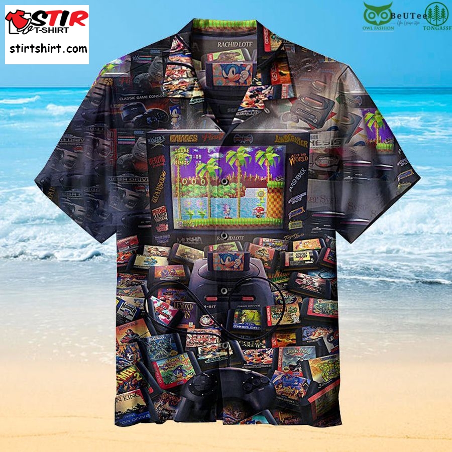 The 90S Nintendo Entertainment System Hawaiian Shirt  80s  Fashion