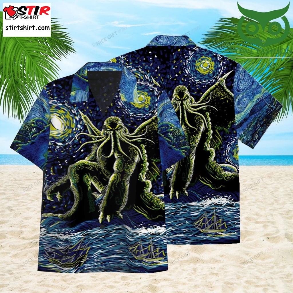 The Call Of Cthulhu Hawaiian 3D Shirt Limited Design