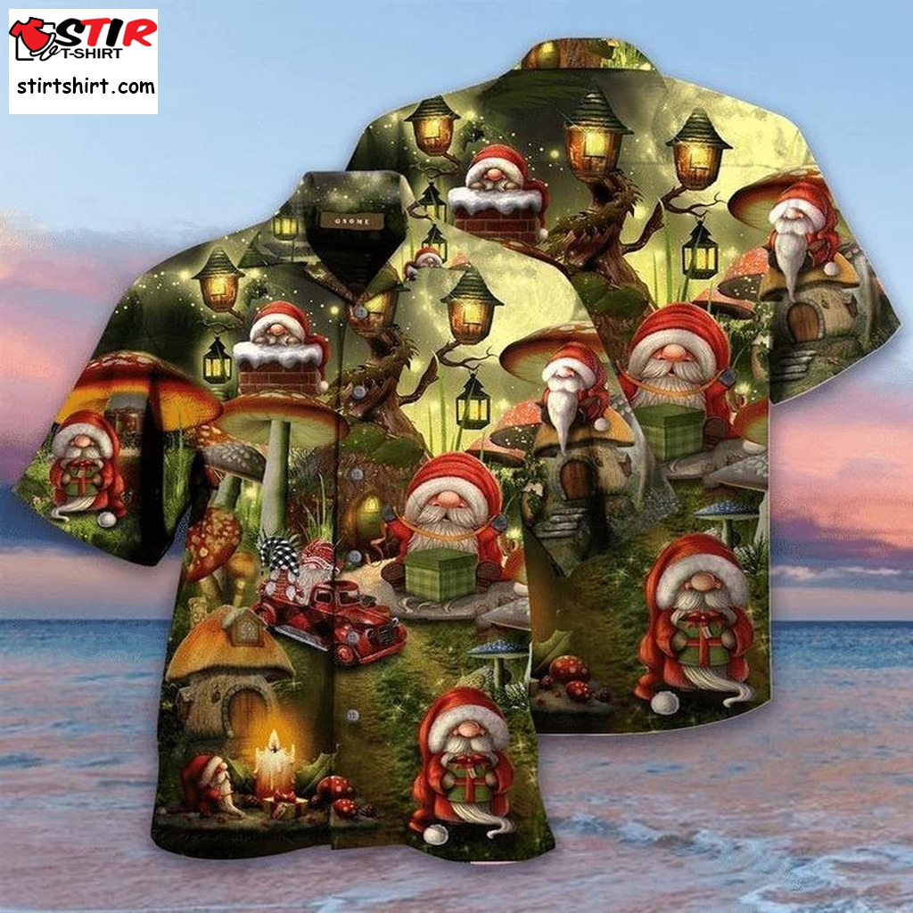 The Gift Of The Gnome Christmas Hawaiian Shirt Pre11954, Hawaiian Shirt, Beach Shorts, One Piece Swimsuit, Polo Shirt, Personalized Shirt