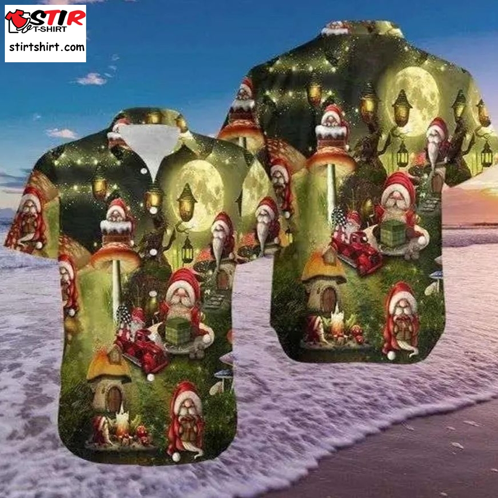 The Gift Of The Gnome Christmas Hawaiian Shirt