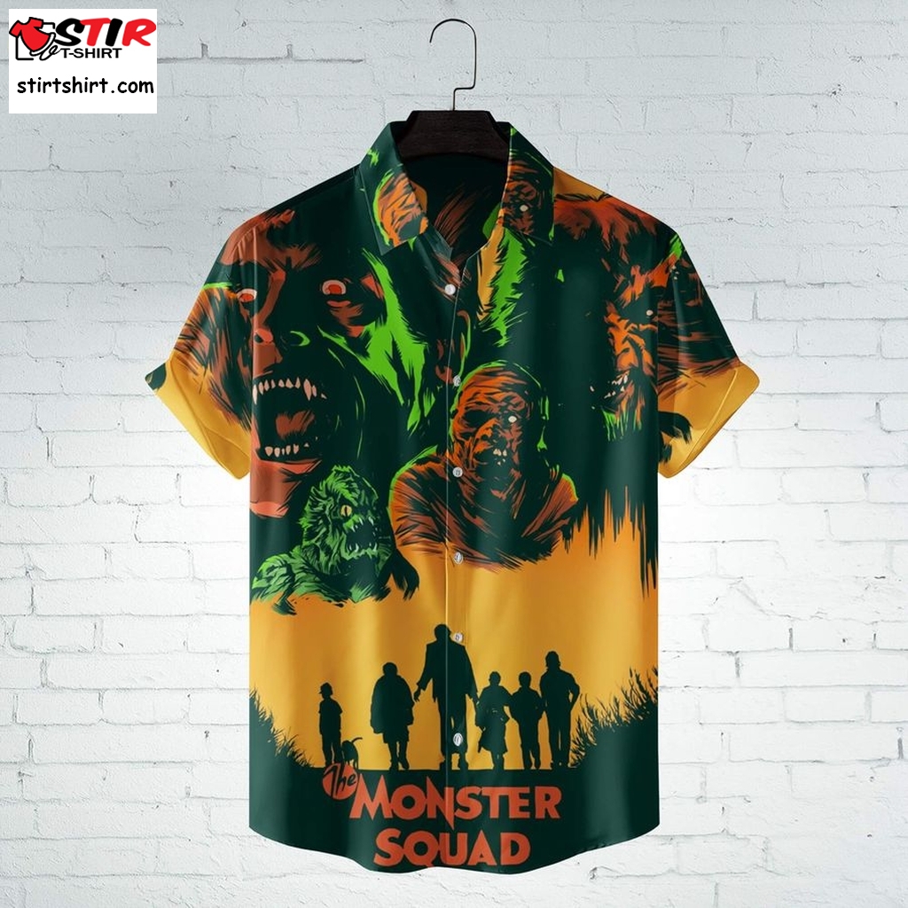 The Monster Squad Horror Halloween Hawaiian Shirt  Horror Movie 