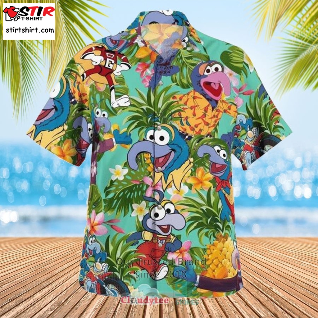 Muppet Drummer Tropical Hawaiian Shirt - Tagotee