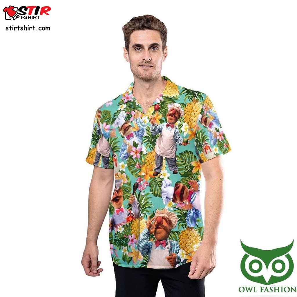 The Swedish Chef The Muppet Show Tropical Hawaiian Shirt  Avengers 