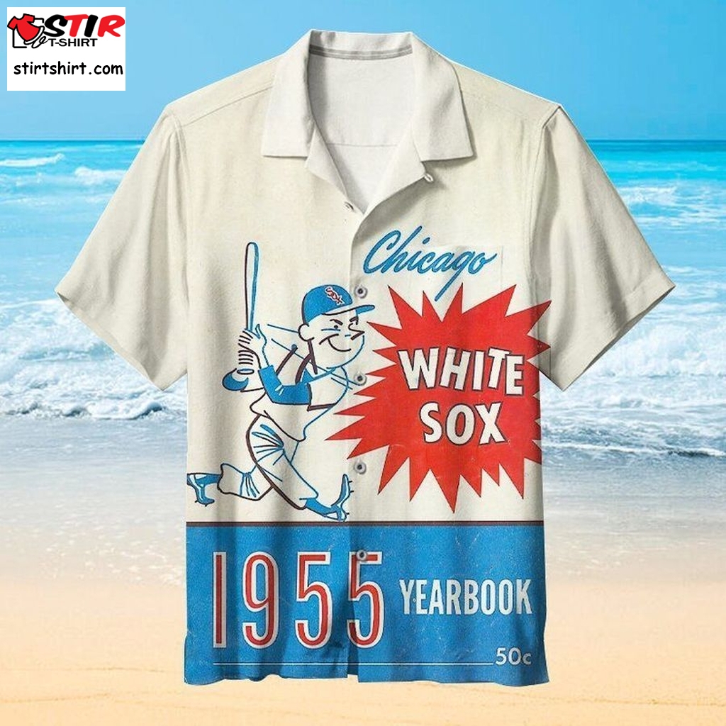 Topsportee Chicago White Sox  Hawaiian Shirt Summer Collection Size S 5Xl   9477