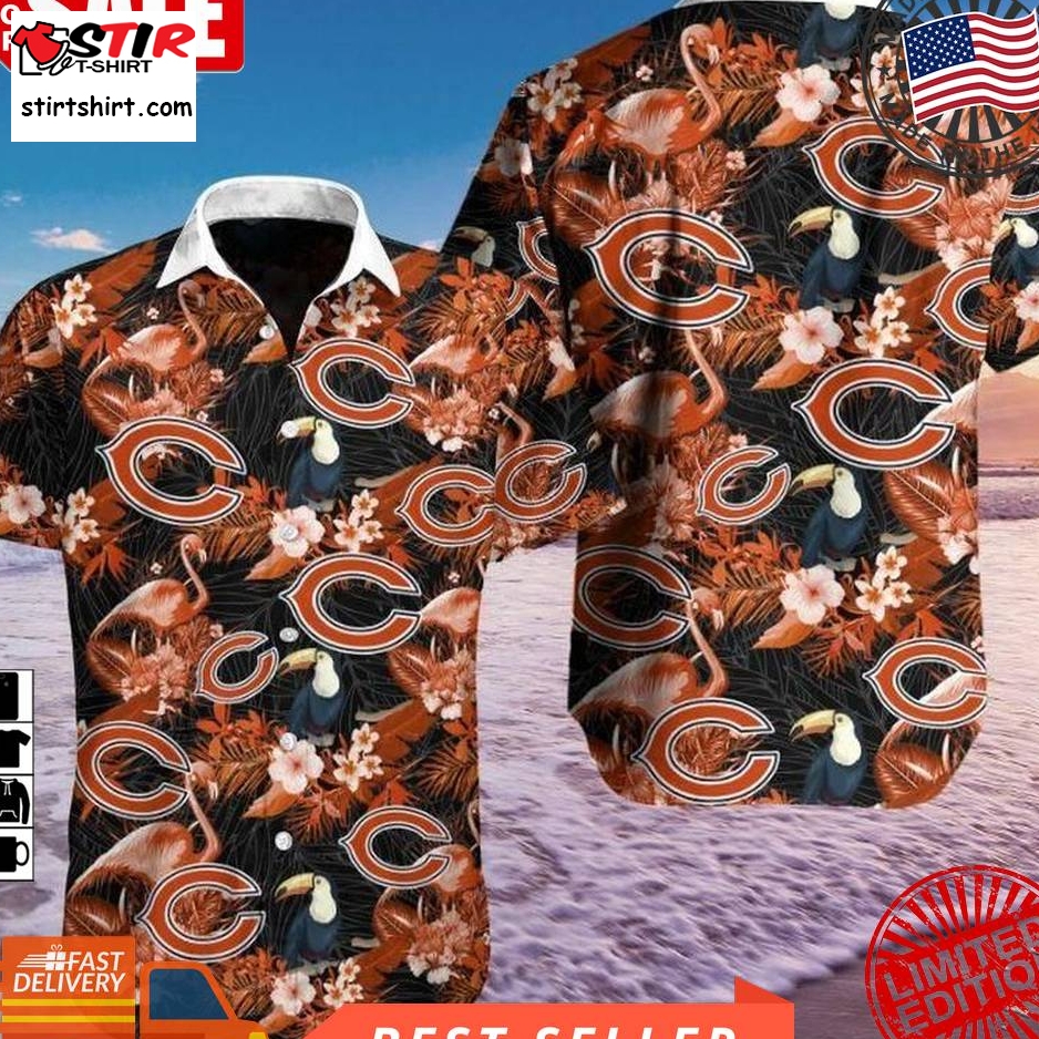 Topsportee Nfl Chicago Bears  Hawaii Shirt Full Sizes   8471