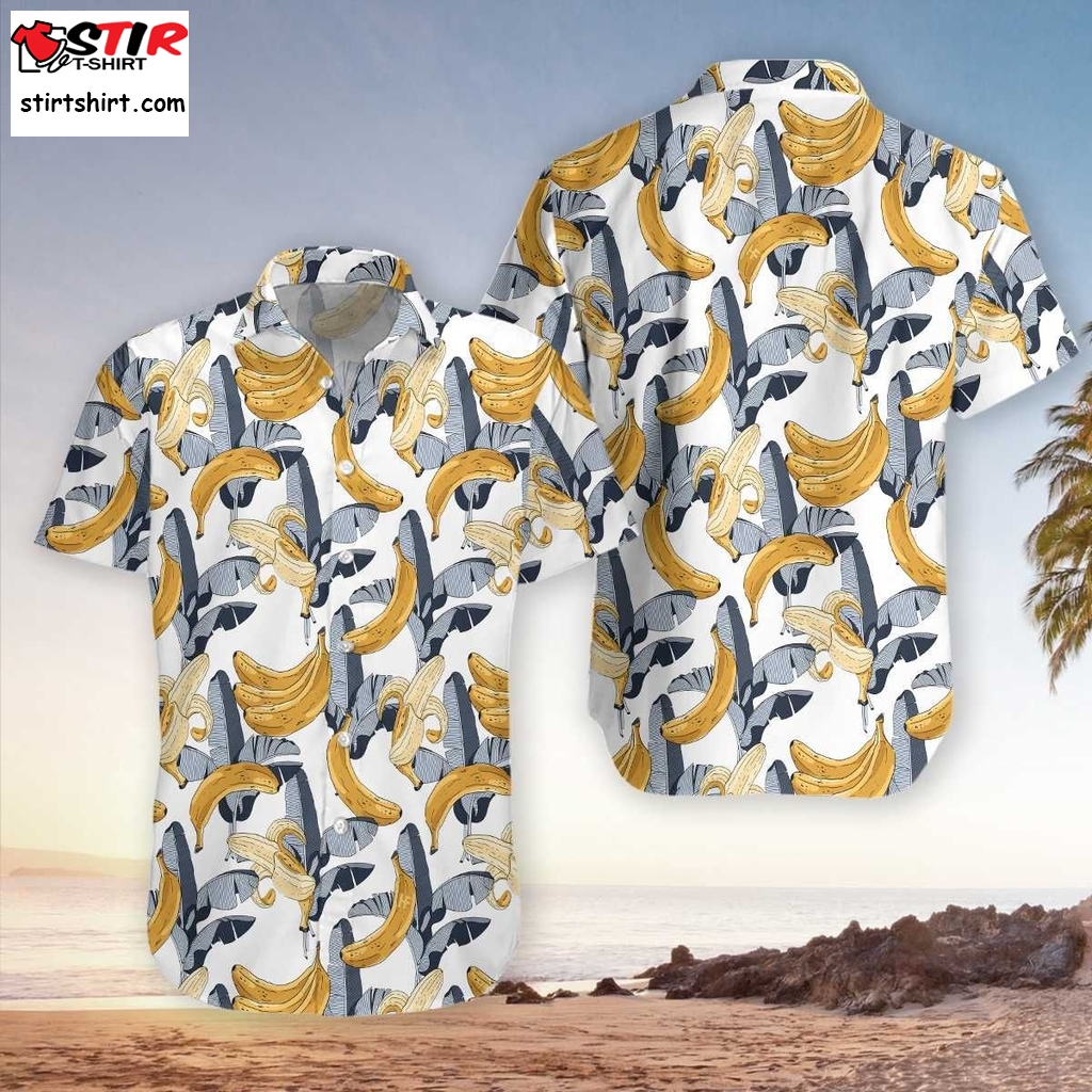 Tropical Banana Aloha Hawaiian Shirts Dh
