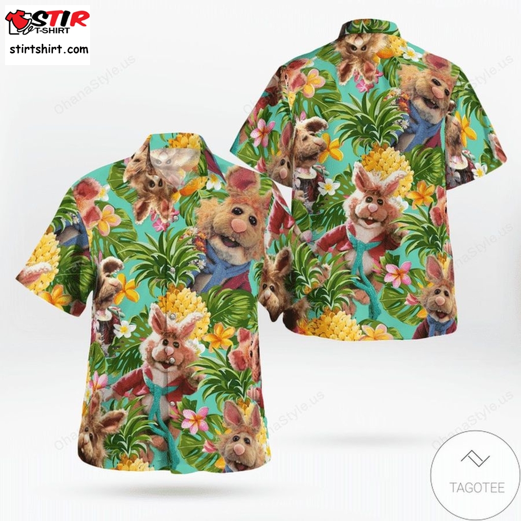 Tropical Bean Bunny Hawaiian Shirt  Whataburger 