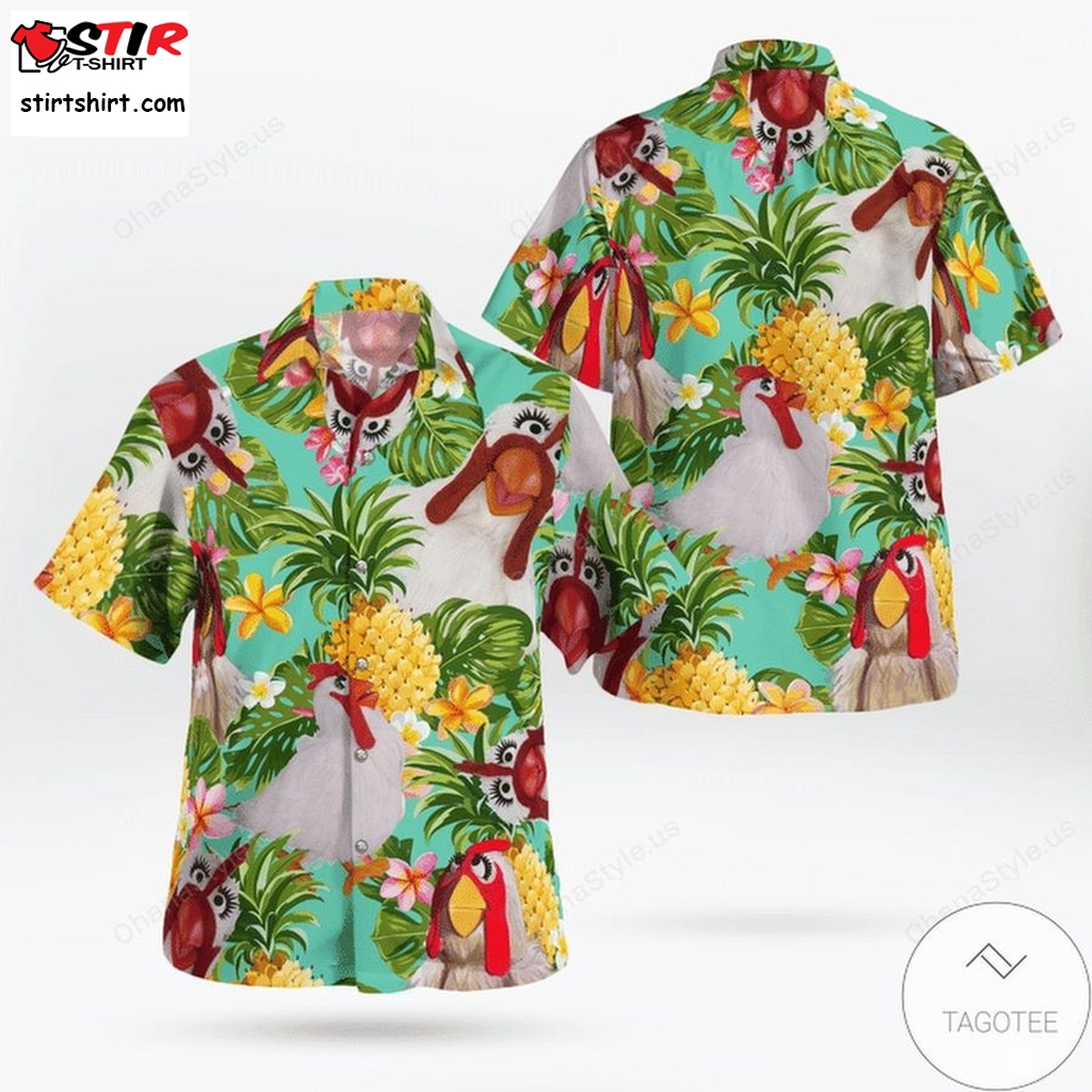 Tropical Camilla The Chicken Hawaiian Shirt