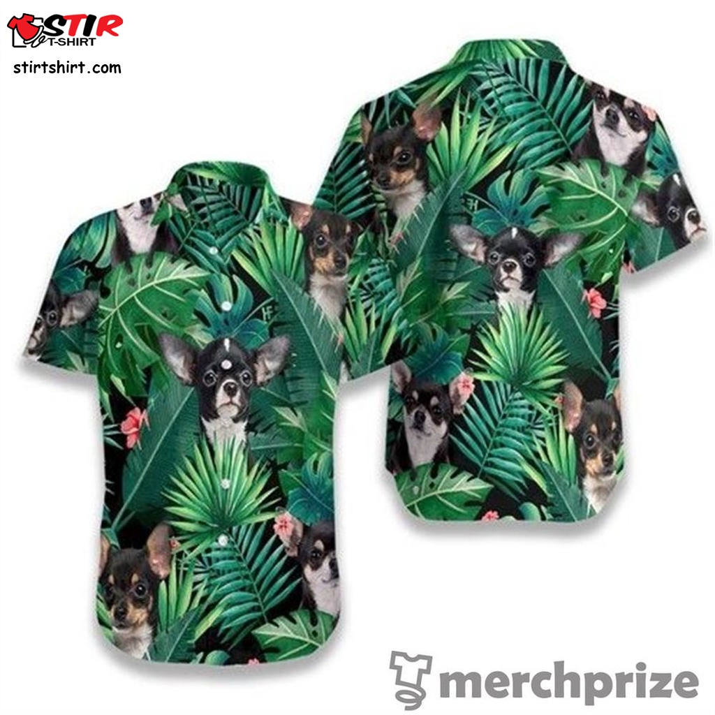 Tropical Chihuahua Ez03 0407 Hawaiian Shirt  Hawaiian Skull Shirt