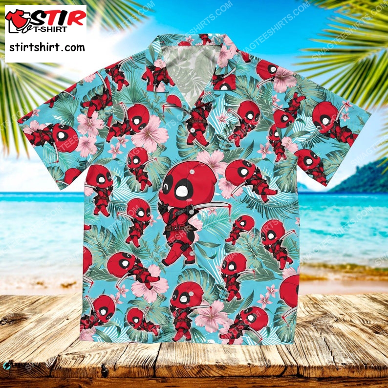 Tropical Deadpool Marvel Summer Vibe Hawaiian Shirt