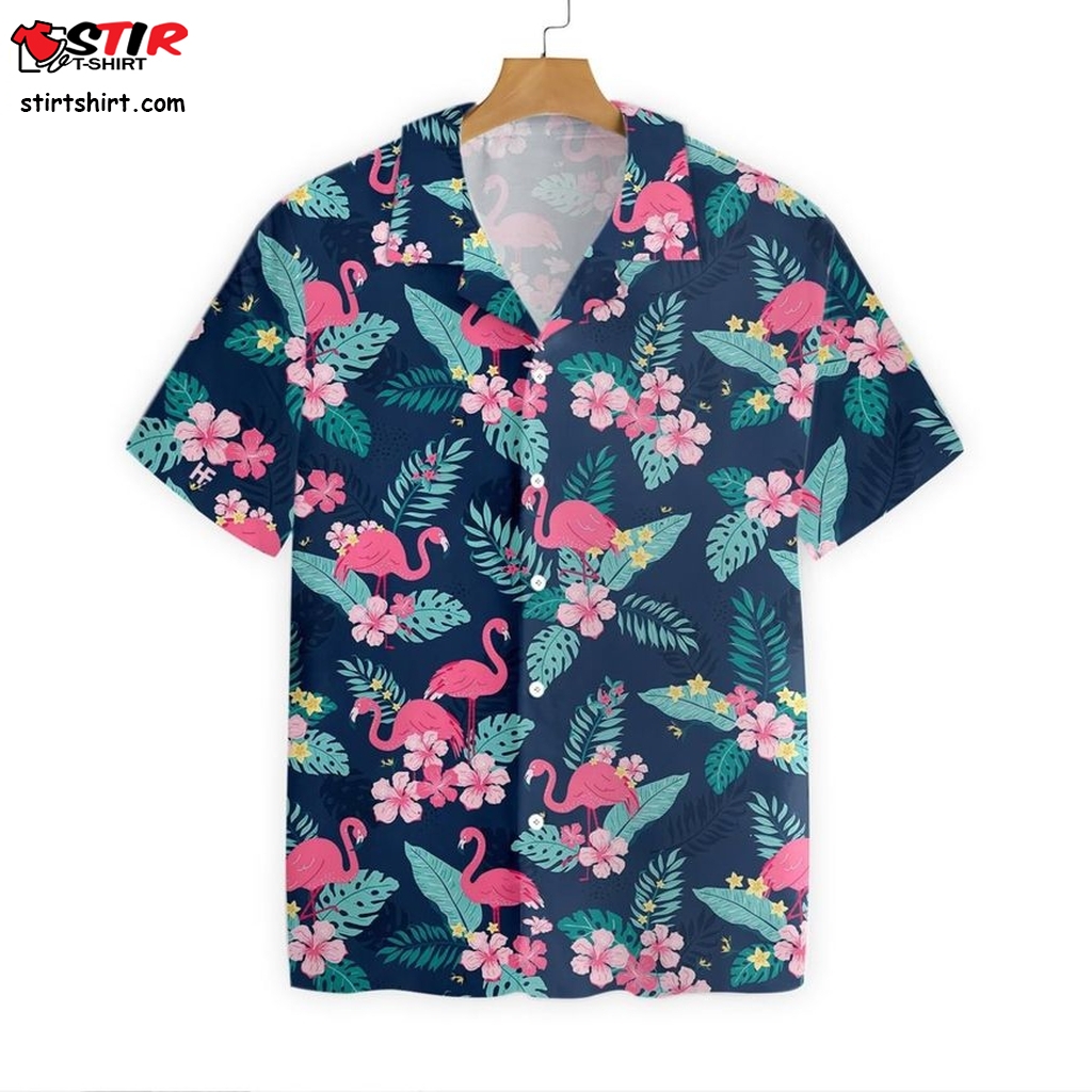 Tropical Flamingo Hawaiian Shirt 2