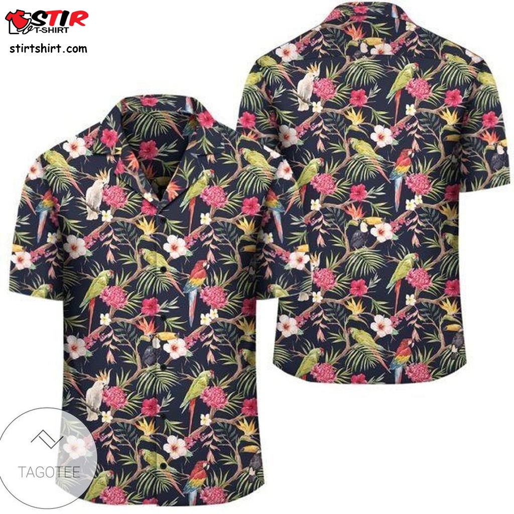 Nationals Hawaiian Shirt Hibiscus Palm Leaf Custom Washington