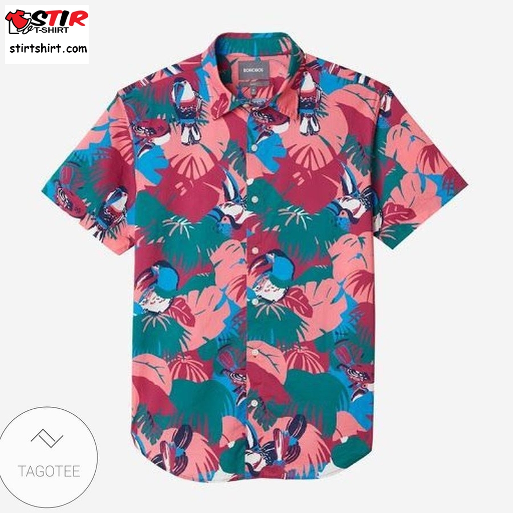 Tropical Parrots Hawaiian Shirt