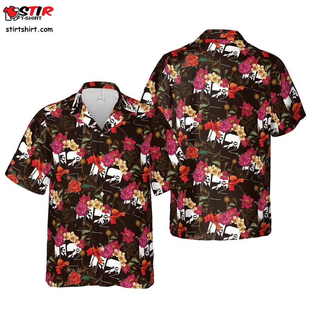 U2 Hawaiian Shirts, U2 Button Up Shirts, Music Rock Band Shirts, Tropical Shirts, Gift For Fan, Short Sleeve Hawaiian Shirt For Men   For Man