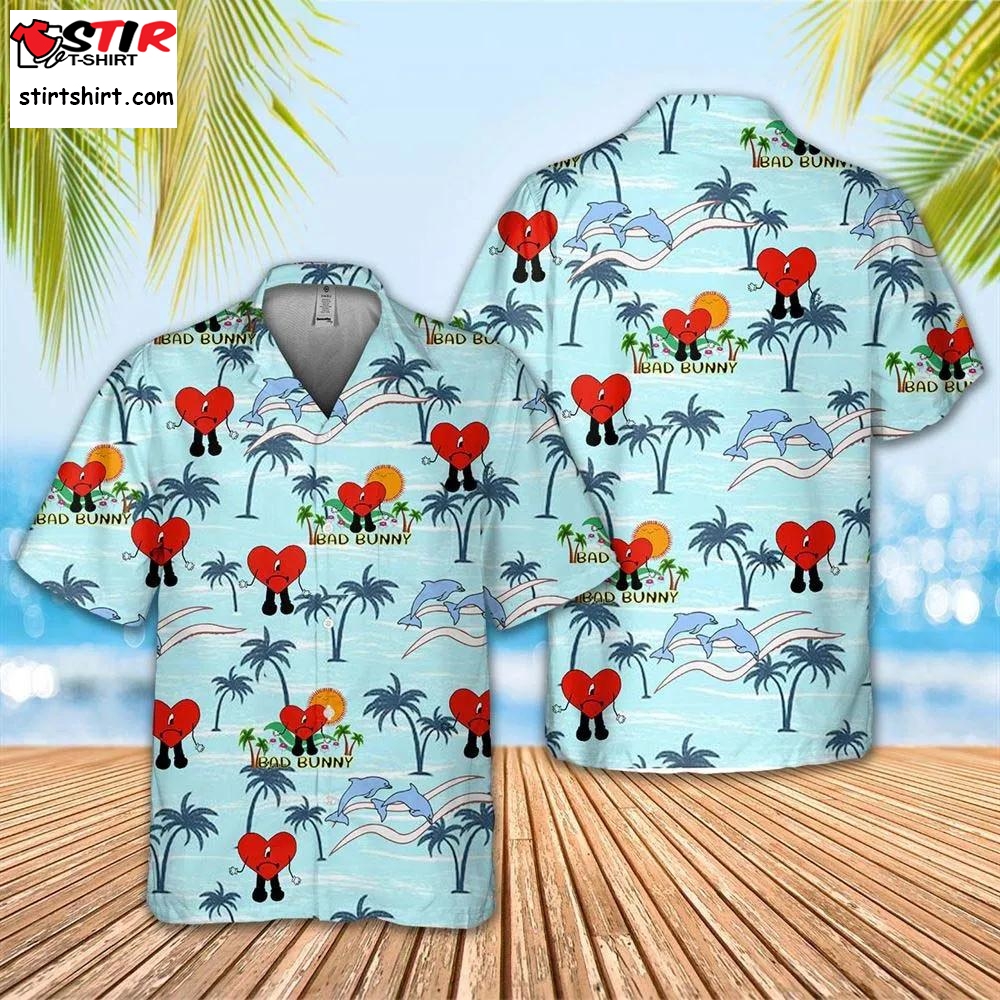 Un Verano Sin Ti Bad Bunny Hawaiian T Shirt New Design  Hawaiian T Shirt Design