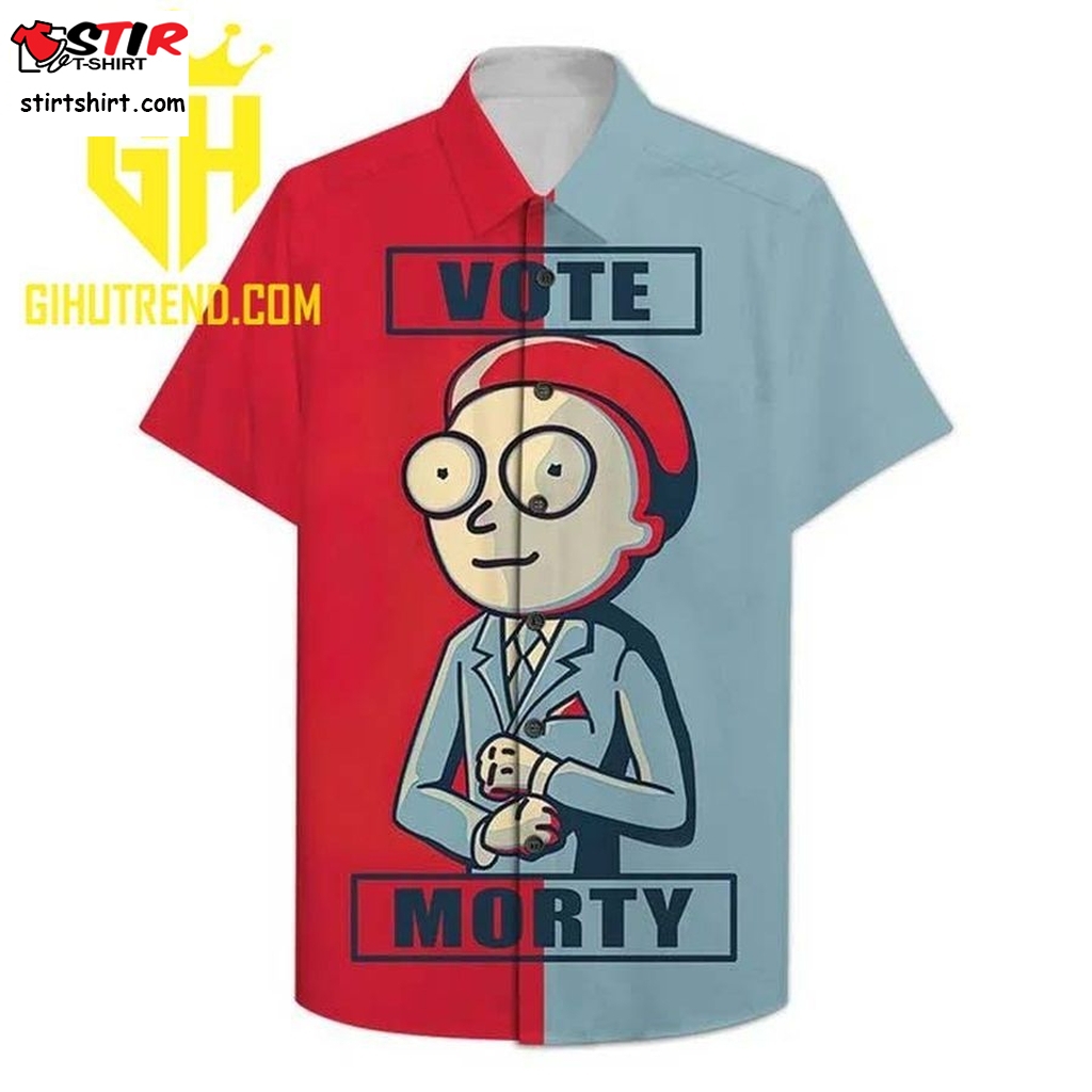 Vote Morty Smith Beautiful Hawaiian Shirt  Bad 