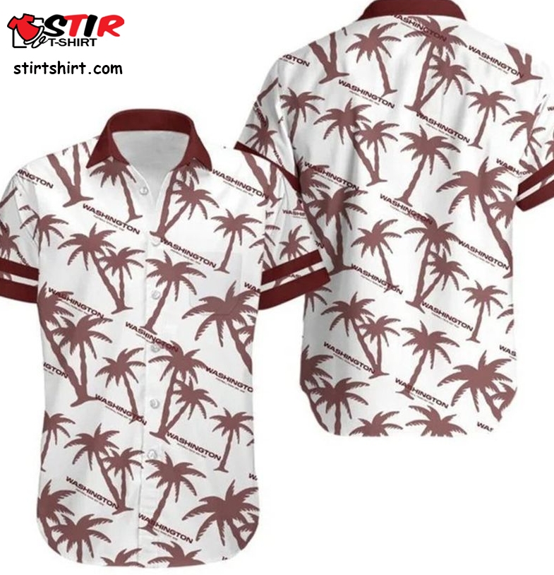 Washington Football Team Coconut Tree Gift For Fan Hawaiian Shirt  Washington Football Team 