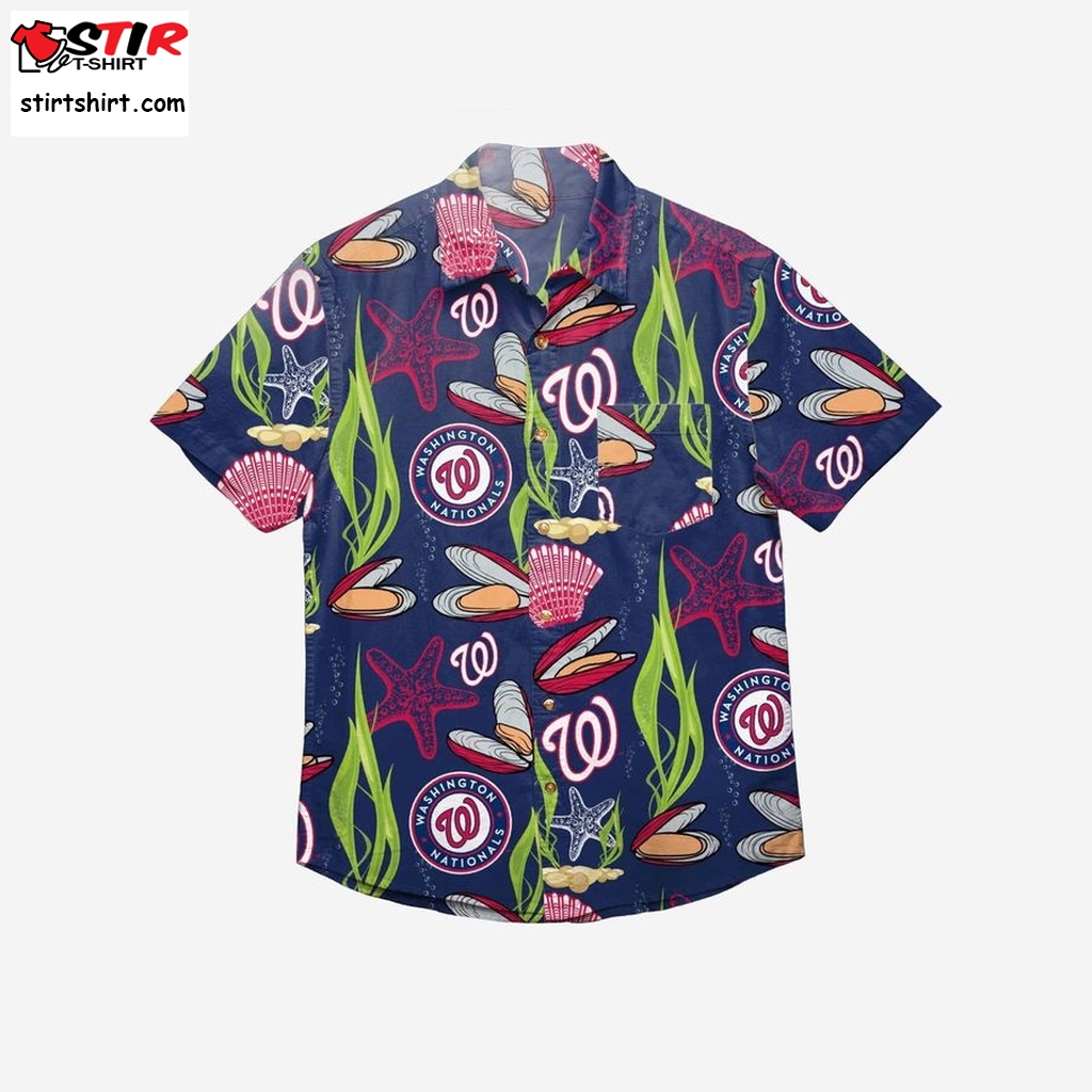 Mlb Washington Nationals Hawaiian Shirt Unisex Sizes New000561