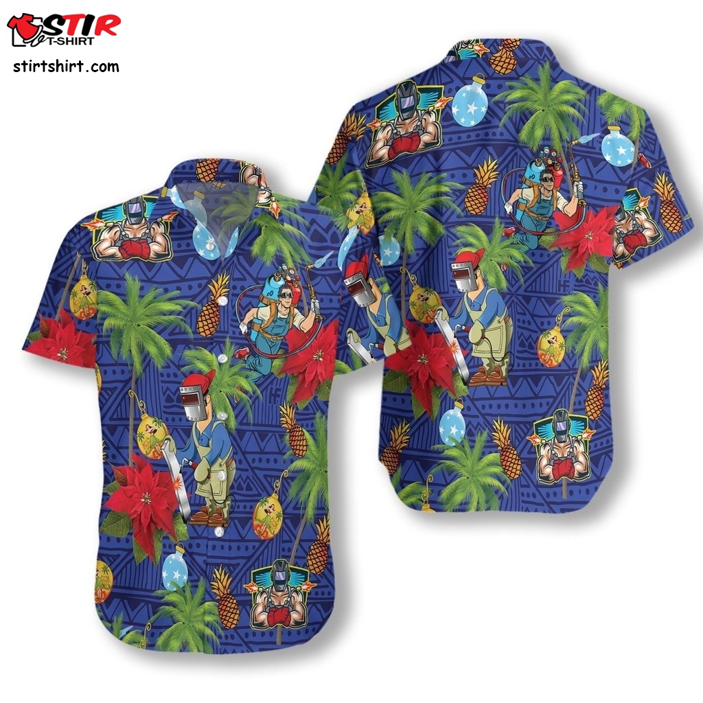 Welder Proud Ez12 1912 Hawaiian Shirt  Free  Pattern