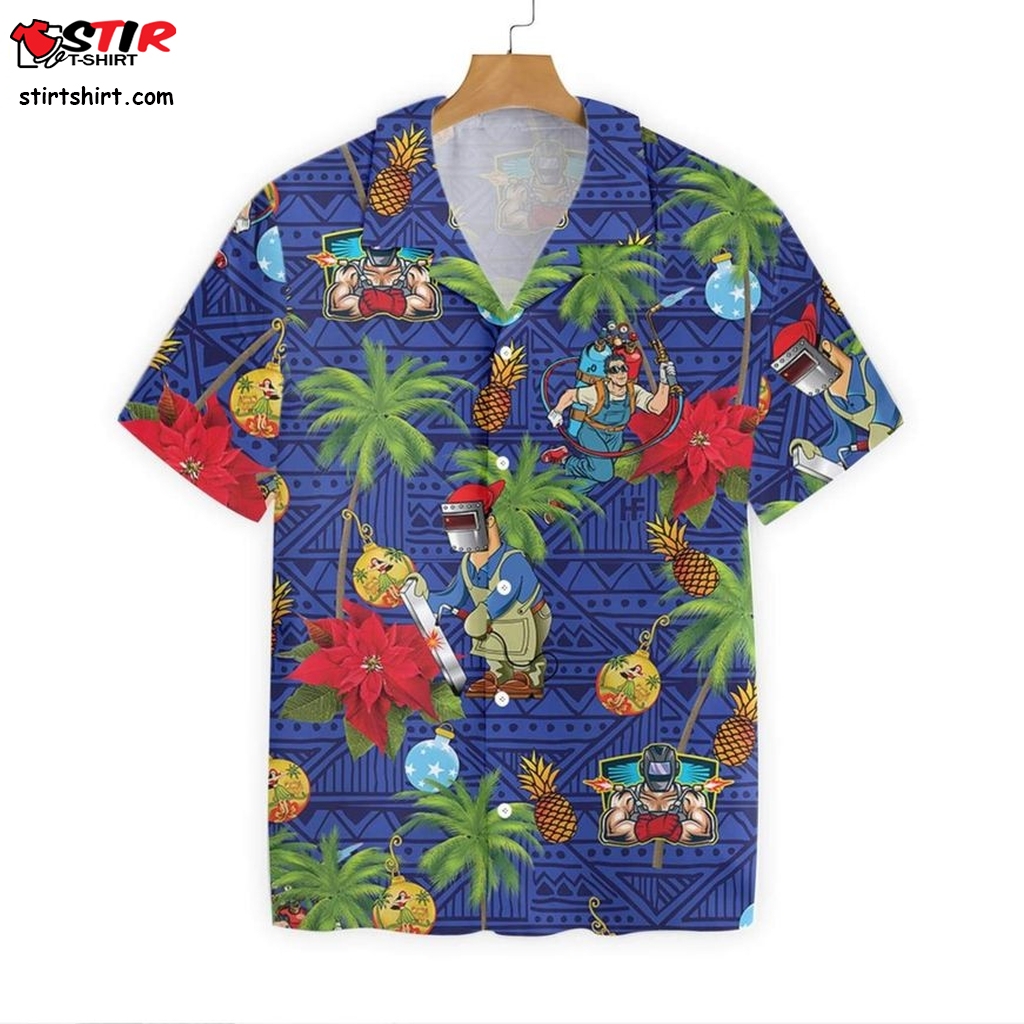 Welder Proud Hawaiian Shirt  Free  Pattern