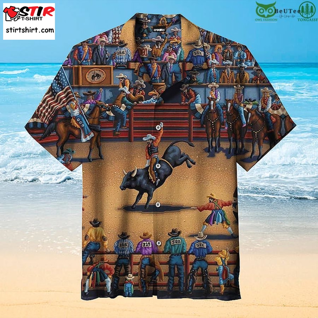 Western Cowboy Emergency Show Hawaiian Shirt  Hawaiian Western Shirt