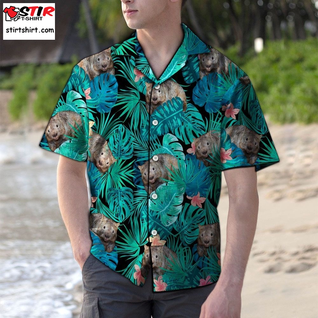 Wombat Tropical Turquoise Good Unisex Hawaiian Shirt For Men And Women Ctc07043492