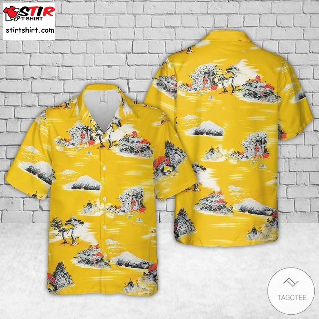 Yellow Style Cliff Booth Once Upon A Time In Hollywood Hawaiian Shirt Stirtshirt Stirtshirt 