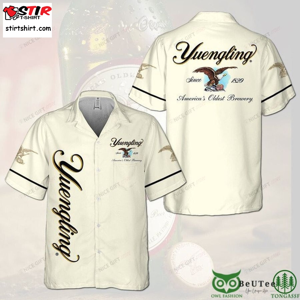 Yuengling Basic Beige Hawaiian Shirt