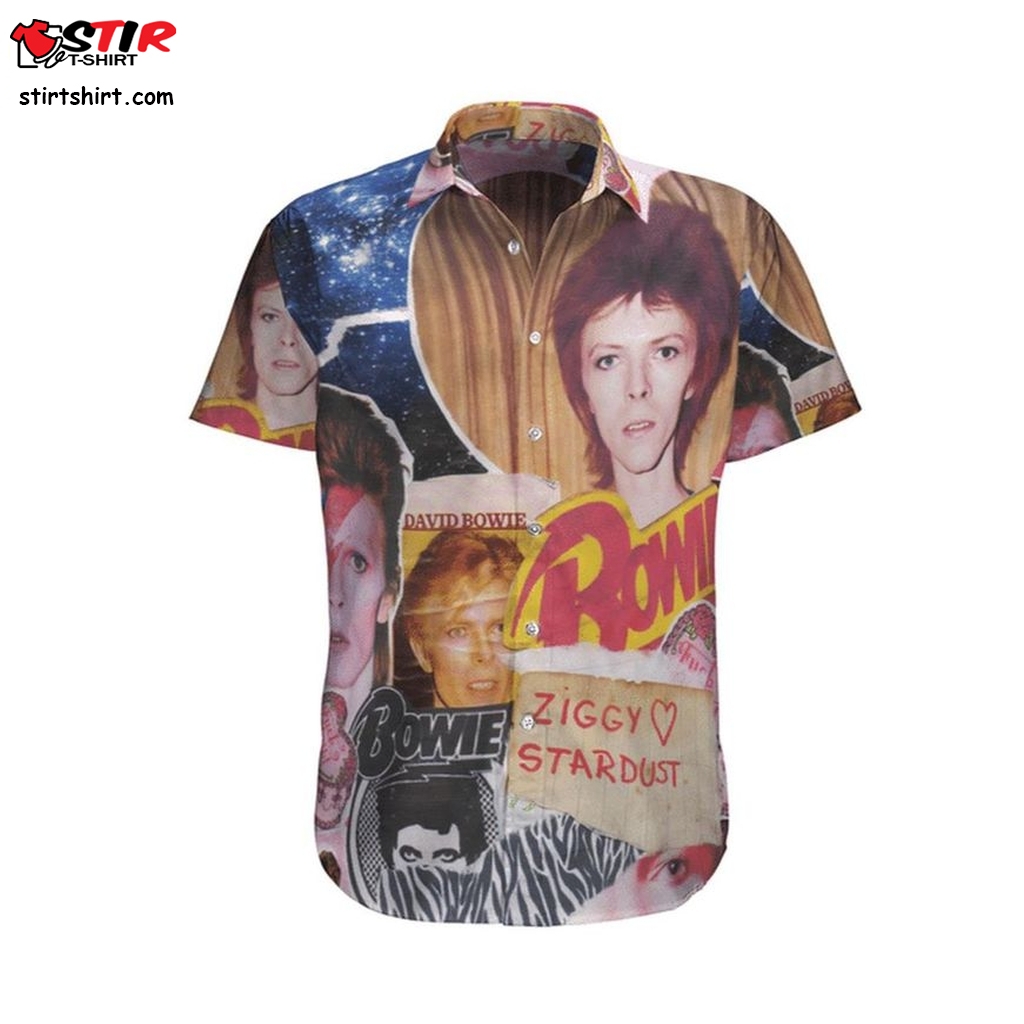 Ziggy Stardust Hawaiian Shirt  Hawaiian Tee Shirt