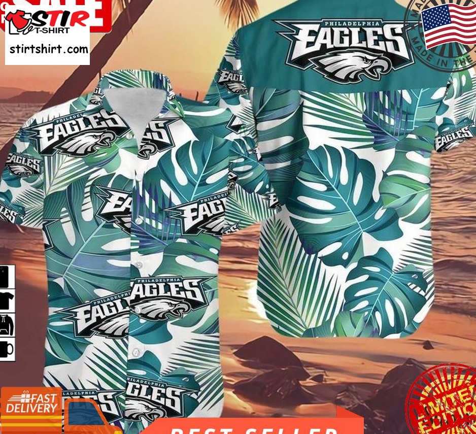 Zokastore Nfl Philadelphia Eagles Flower Hawaiian Shirt Unisex 3D All Over Printed   Pe0519135