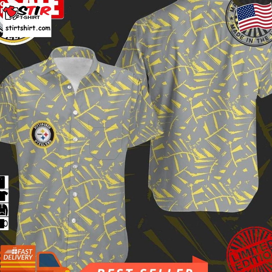 Zokastore Nfl Pittsburgh Steelers Classic Premium Hawaiian Shirt All Over Printed   Ka2405008