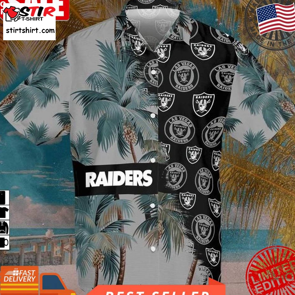 Zokastore Nfl Las Vegas Raiders Summer Hawaiian Shirt Unisex   Lvs008