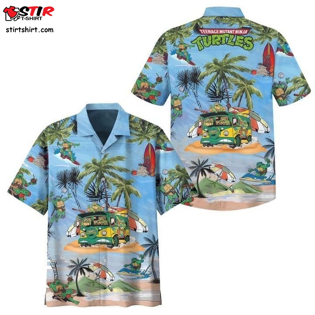 Zokastore Premium Tmnt Hawaiian Shirt   0804101  Lakers 