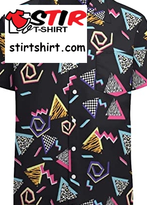 80S 90S Hawaiian Shirts For Men Funky Retro Short Sleeve Button Down Shirts Casual Summer Beach Shirts  80s  Outfit