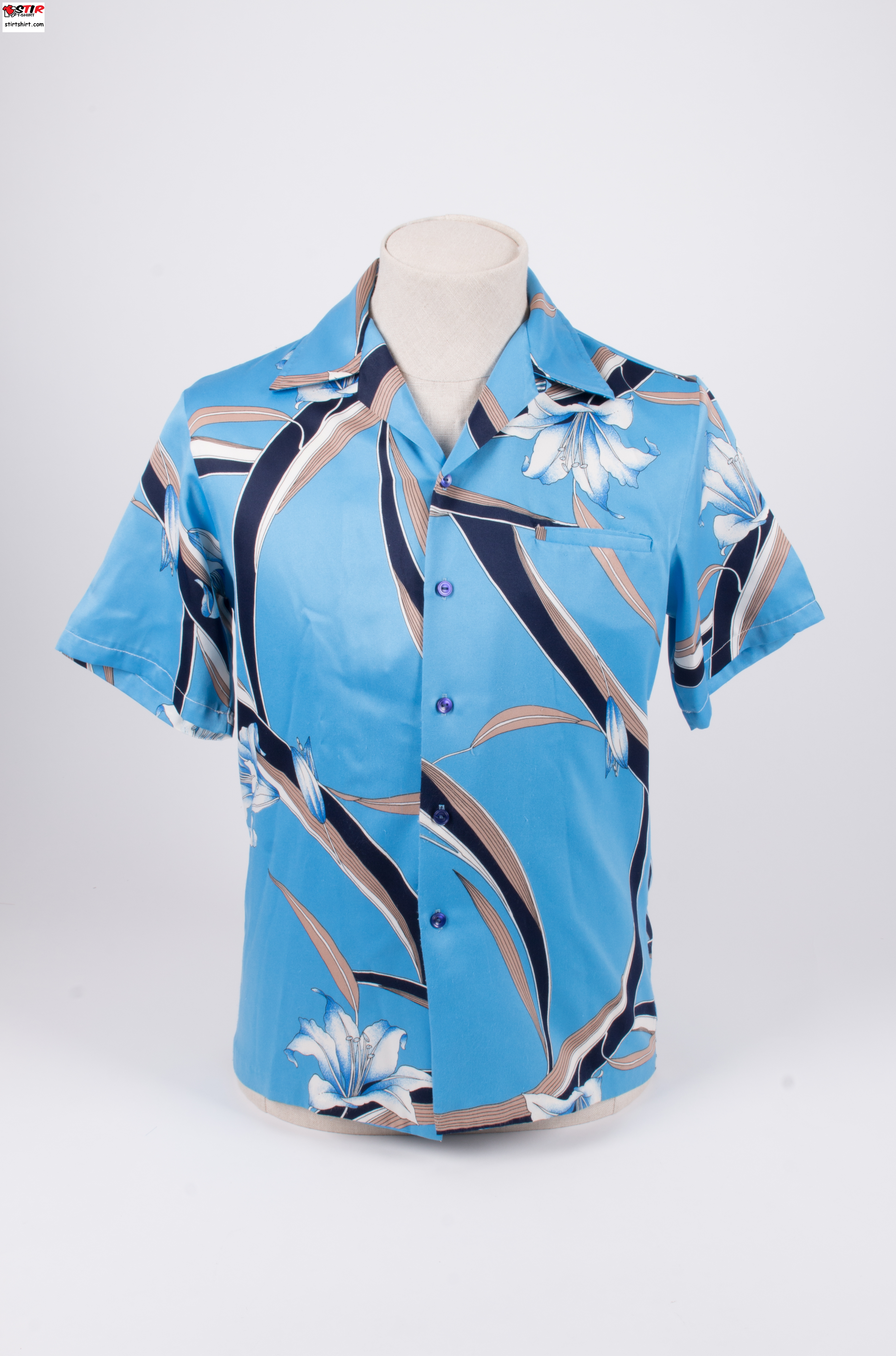 Aloha Shirt  Teal 