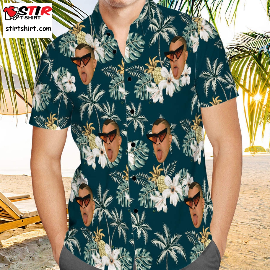 Bad Bunny Hawaiian Shirt Classic Celebrity Hawaiian Shirt1  Bad 