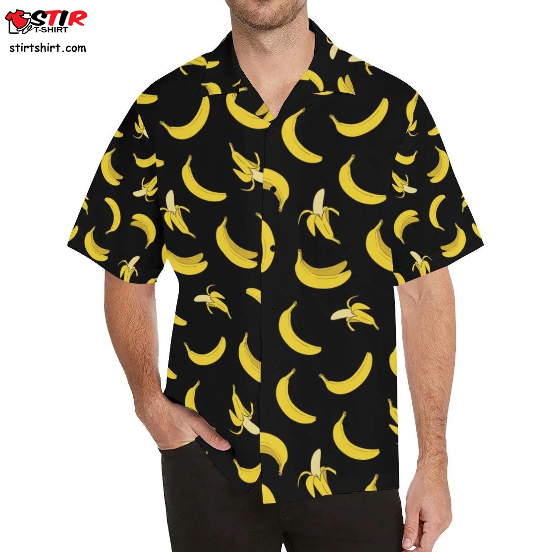 Banana Pattern Print Design Ba05 Men_S Hawaiian Shirt  Banana 