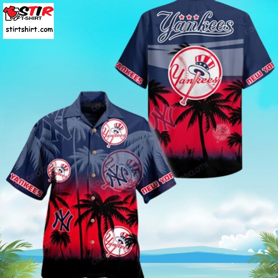 Baseball New York Yankees Hawaiian Shirt Sports Summer Beach  Ny Yankees 