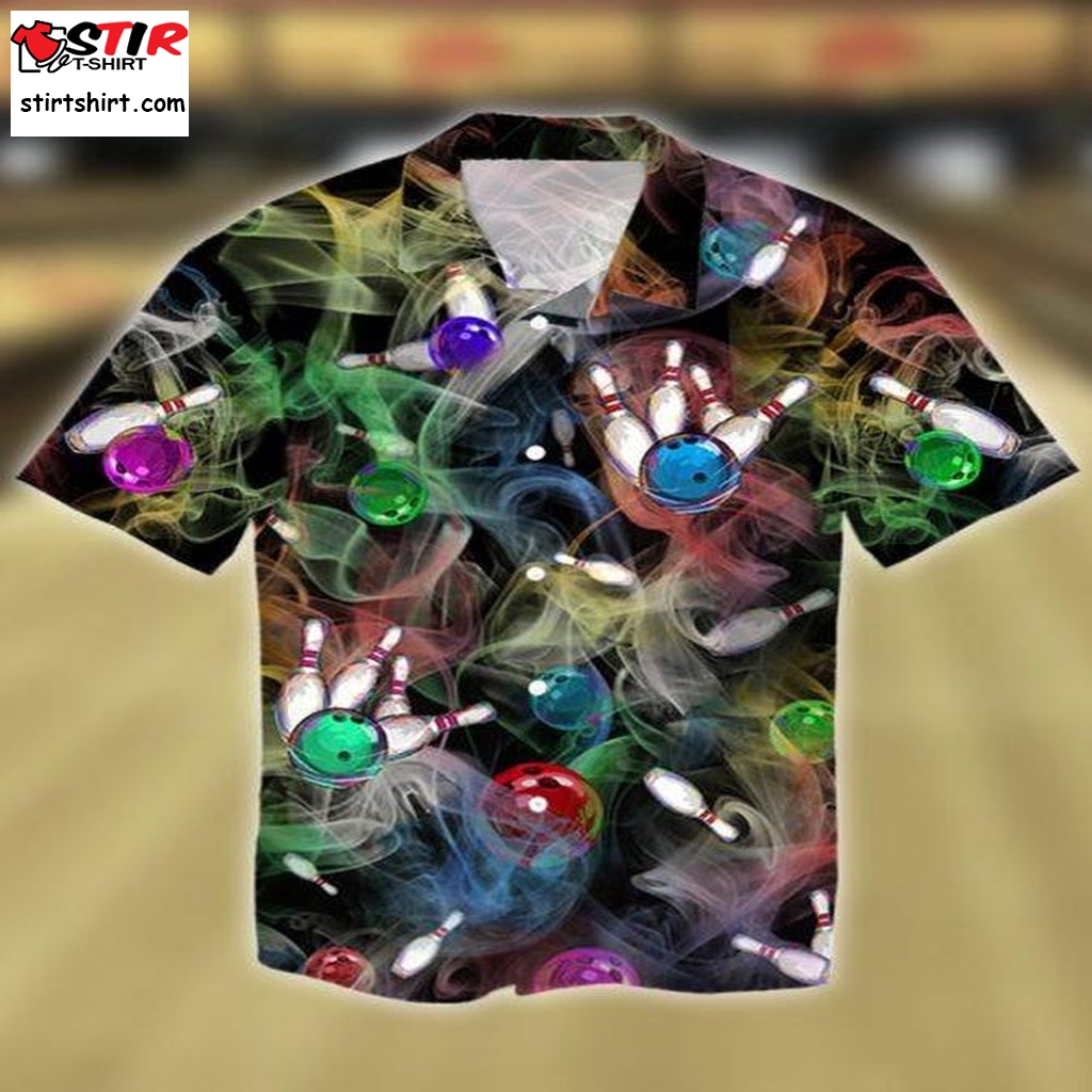 Bowling Hawaiian Shirt Pre10615, Hawaiian Shirt,Gun Funny Shirts, Gift Shirts, Graphic Tee  Gun s