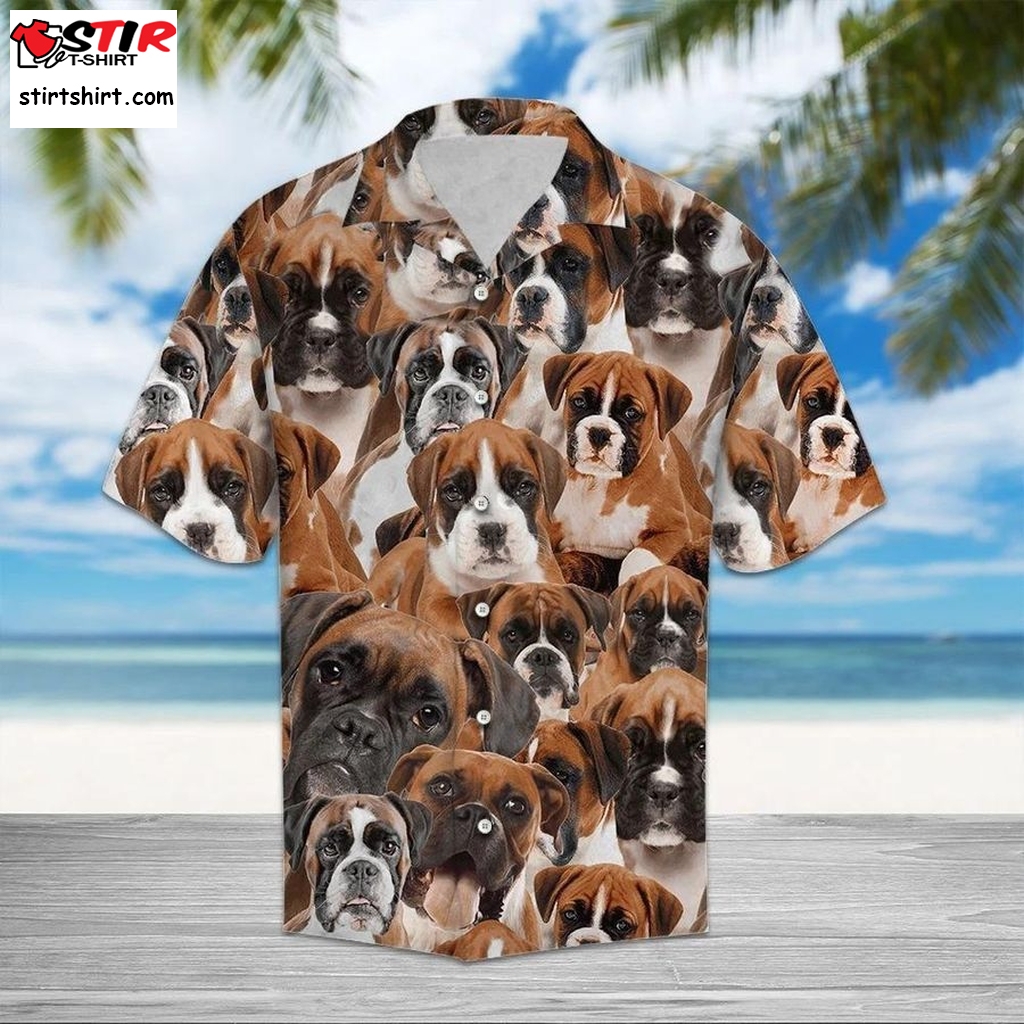 Boxer Awesome Hawaiian Shirt Pre13399, Hawaiian Shirt,Womens Funny Shirts, Gift Shirts, Graphic Tee  Womens s