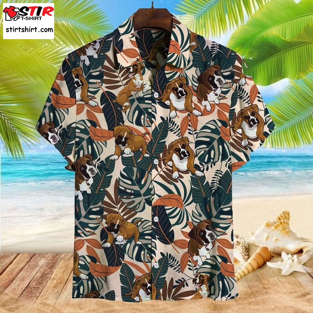 Boxer Hawaiian Shirt Pre10296, Hawaiian Shirt,Cheap Funny Shirts, Gift Shirts, Graphic Tee  Cheap s