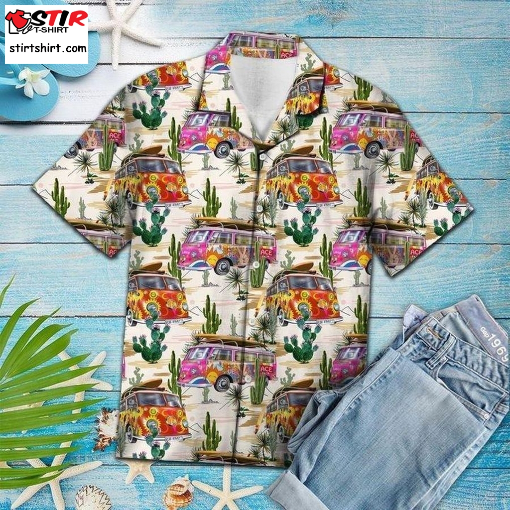 Cactus Hippie Hawaiian Shirt Pre13390, Hawaiian Shirt, Tactical Funny Shirts, Gift Shirts, Graphic Tee  Tactical s