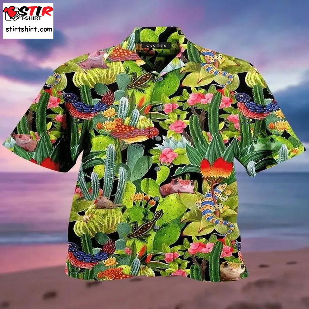 Cactus Pattern Hawaiian Shirt Pre11313, Hawaiian Shirt,  Funny Shirts, Gift Shirts, Graphic Tee  Funny s
